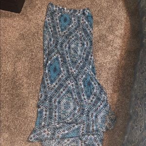 Patterned maxi skirt